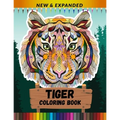 Tiger Coloring Book (New & Expanded): Stress Relief and Relaxing Coloring Books