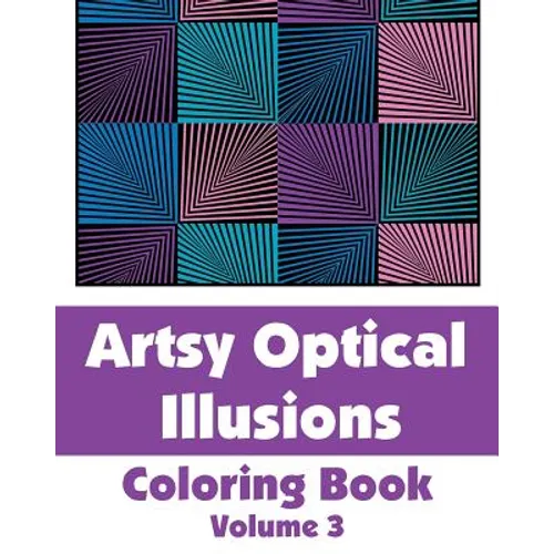 Artsy Optical Illusions Coloring Book