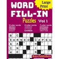 Large Print Word Fill-in Puzzles