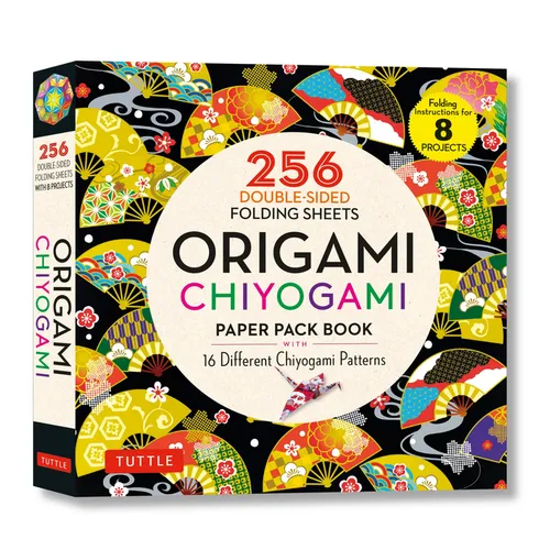 Origami Chiyogami Paper Pack Book: 256 Double-Sided Folding Sheets (Includes Instructions for 8 Models)