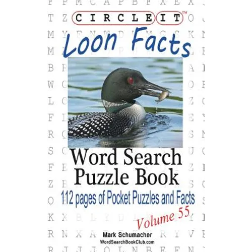 Circle It, Loon Facts, Word Search, Puzzle Book