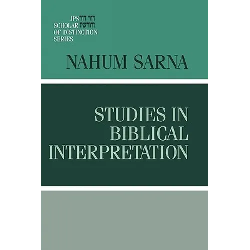 Studies in Biblical Interpretation