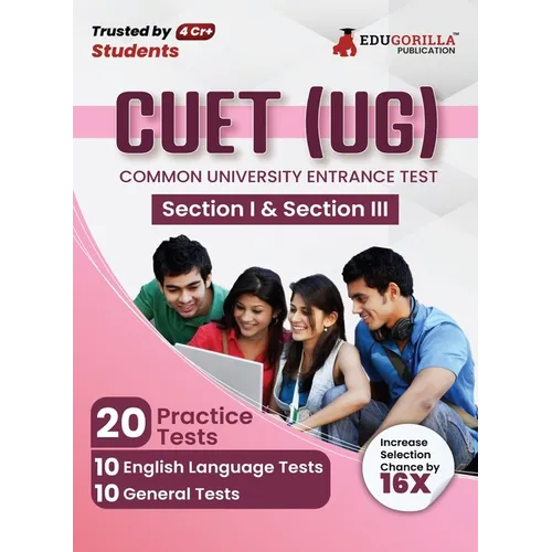 Cuet Ug: Section I and Section III Exam 2023 (English Edition) - 20 Topic-wise Solved Tests (1000 Solved Questions) with Free Access to Online Tests