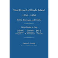 Vital Record of Rhode Island 1636-1850: Births, Marriages and Deaths: Cranston, Johnston, and North Providence, Rhode Island