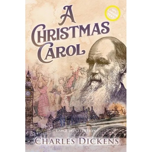 A Christmas Carol (Large Print, Annotated)
