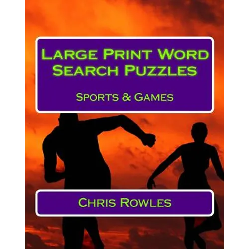 Large Print Word Search Puzzles Sports & Games