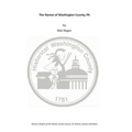 The Names of Washington County, PA