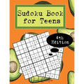 Sudoku Book For Teens 4th Edition: Easy to Medium Sudoku Puzzles Including 330 Sudoku Puzzles with Solutions, Avocado Edition, Great Gift for Teens or