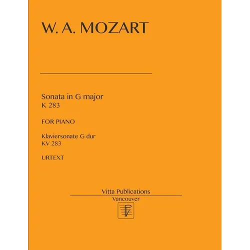Sonata in G Major, KV 283