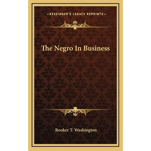 The Negro In Business