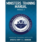 Ministers Training Manual: Module 2 - Hardcover
