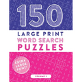 150 Large Print Word Search Puzzles: Easy-to-Read Word Games to Exercise Your Brain (Volume 2)