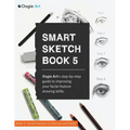 Smart Sketch Book 5: Oogie Art's step-by-step guide to drawing facial features in charcoal and pastel.