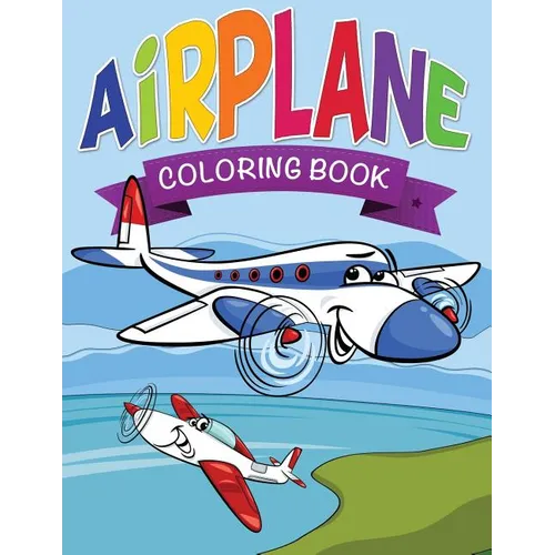 Airplane Coloring Book for Kids
