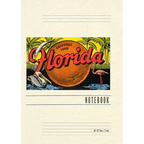 Vintage Lined Notebook Greetings from Florida - Paperback