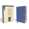 Niv, Premium Gift Bible, Leathersoft, Navy, Red Letter Edition, Comfort Print