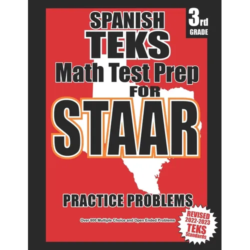 Spanish TEKS 3rd Grade Math Test Prep for STAAR