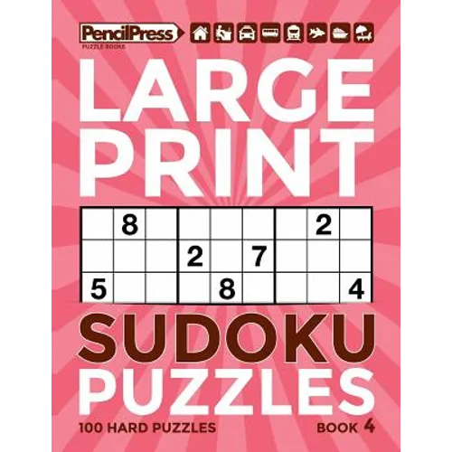 Large Print Sudoku Puzzles Book 4