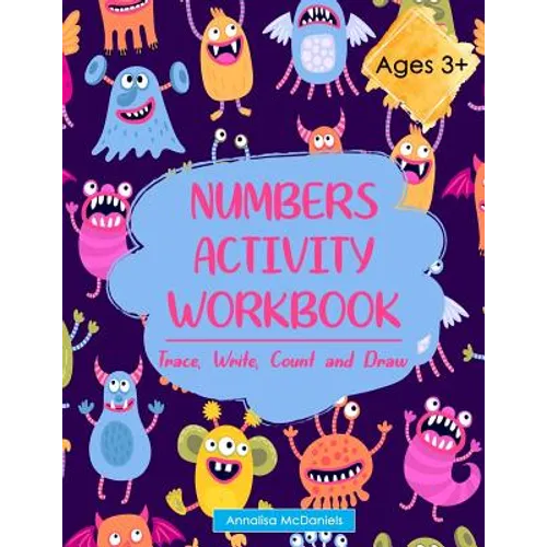Numbers Activity Workbook: Trace, Write, Count and Draw