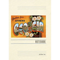 Vintage Lined Notebook Greetings from Athens
