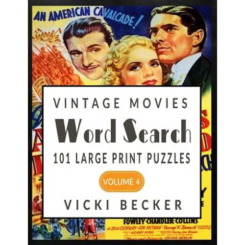 Vintage Movies Word Search