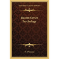 Recent Soviet Psychology