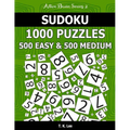 Sudoku 1,000 Puzzles, 500 Easy and 500 Medium: Keep Your Brain Active For Hours With This Sudoku Puzzle Book