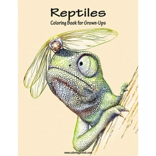 Reptiles Coloring Book for Grown-Ups 1