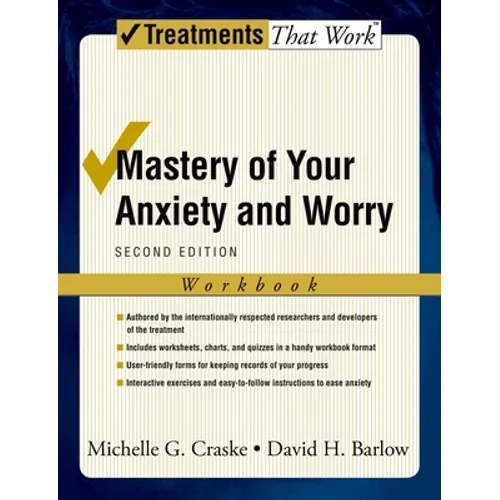 Mastery of Your Anxiety and Worry (Workbook)