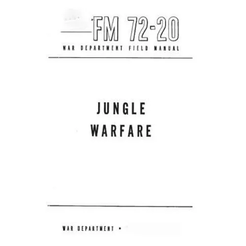 FM 72-20 Jungle Warfare
