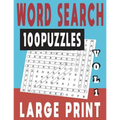Word Search Large Print 100 Puzzles Vol 1