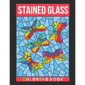 Stained Glass Coloring Book: Activity Coloring Book for Adults Relaxation and Stress Relief