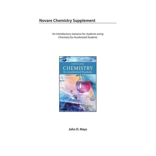 Novare Chemistry Supplement