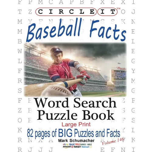 Circle It, Baseball Facts, Word Search, Puzzle Book