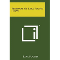 Personae of Ezra Pound (1909)