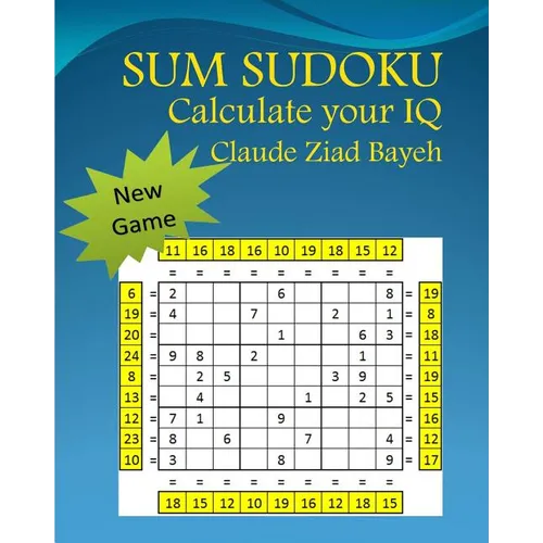 Sum Sudoku: Play Sum Sudoku and Calculate your IQ