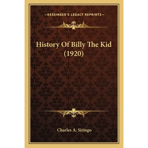 History Of Billy The Kid (1920)