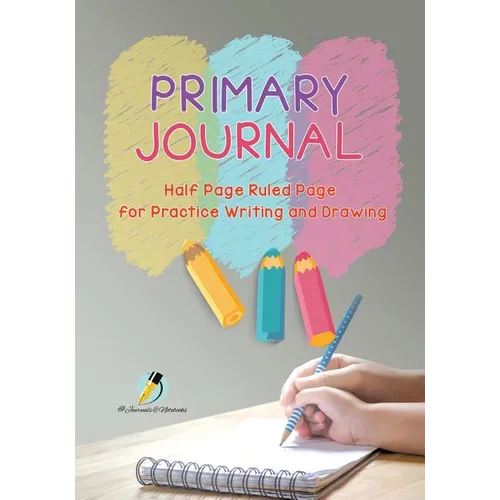 Primary Journal Half Page Ruled Pages for Practice Writing and Drawing