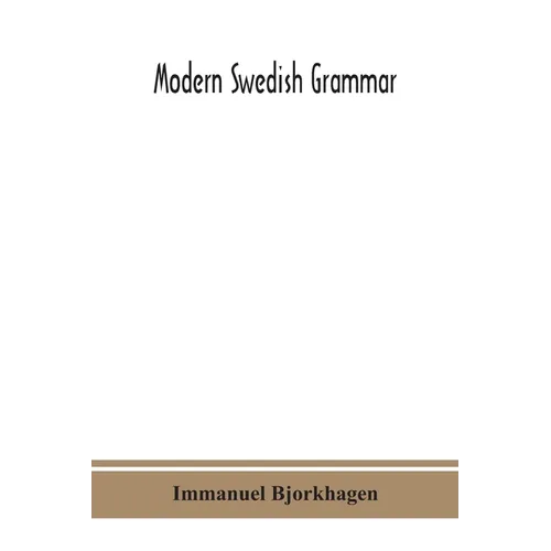 Modern Swedish Grammar