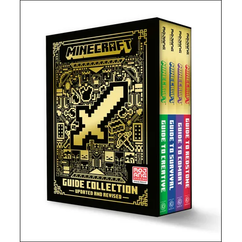 Minecraft: Guide Collection 4-Book Boxed Set (Updated): Survival (Updated), Creative (Updated), Redstone (Updated), Combat