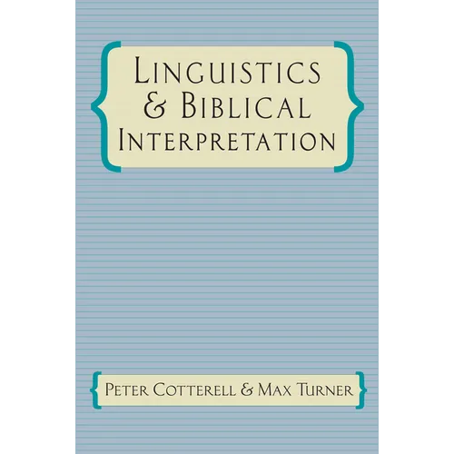 Linguistics & Biblical Interpretation