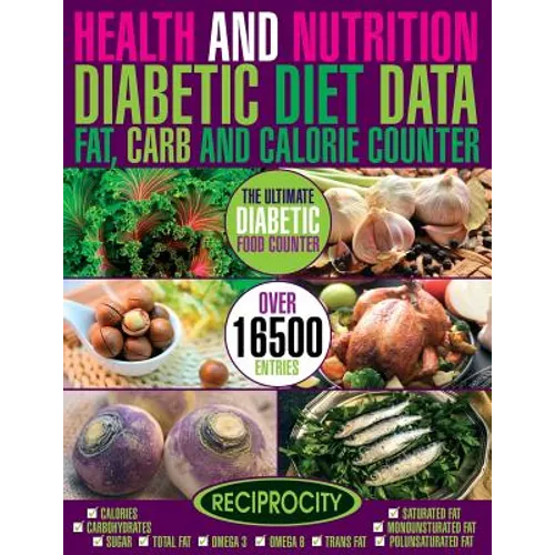 Health & Nutrition, Diabetic Diet Data, Fat, Carb & Calorie Counter: Government data count essential for Diabetics on Calories, Carbohydrate, Sugar co