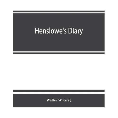 Henslowe's diary