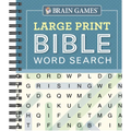 Brain Games - Large Print Bible Word Search (Blue)