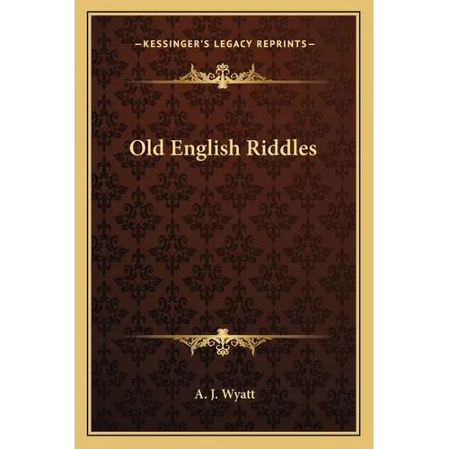 Old English Riddles