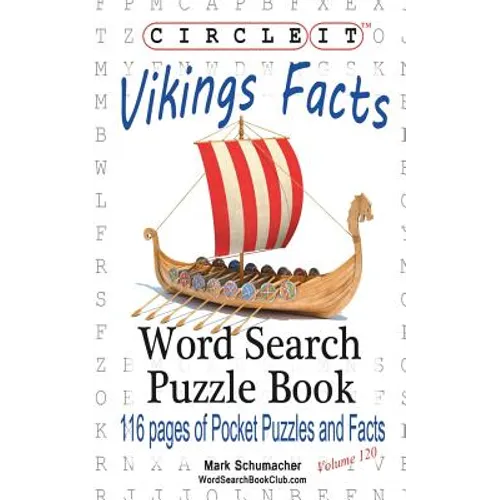 Circle It, Vikings Facts, Word Search, Puzzle Book