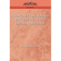 A Concise Etymological Dictionary of the English Language