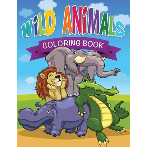 Wild Animals Coloring Book