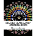 Stained Glass Adult Coloring Book