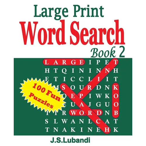 Large Print Word Search Book 2